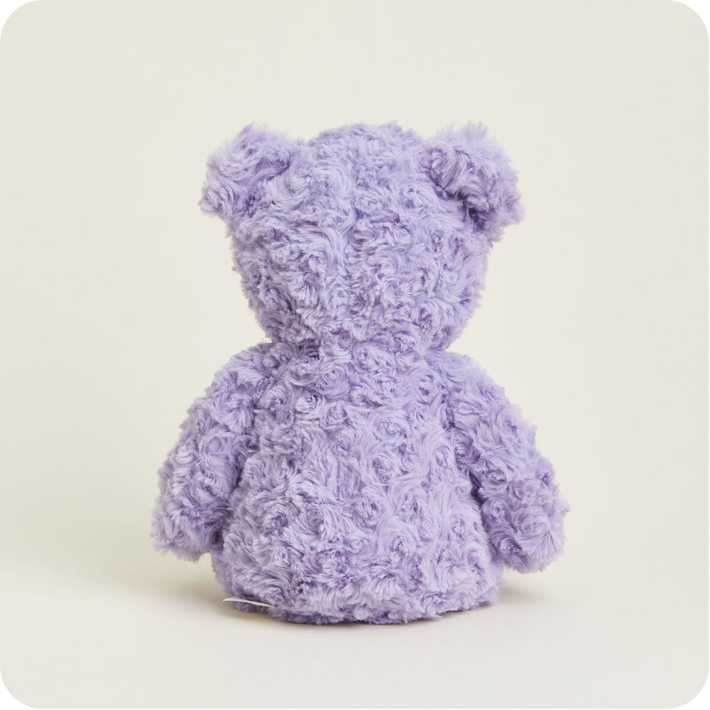 Purple Curly Bear Warmies - Gentle Mist