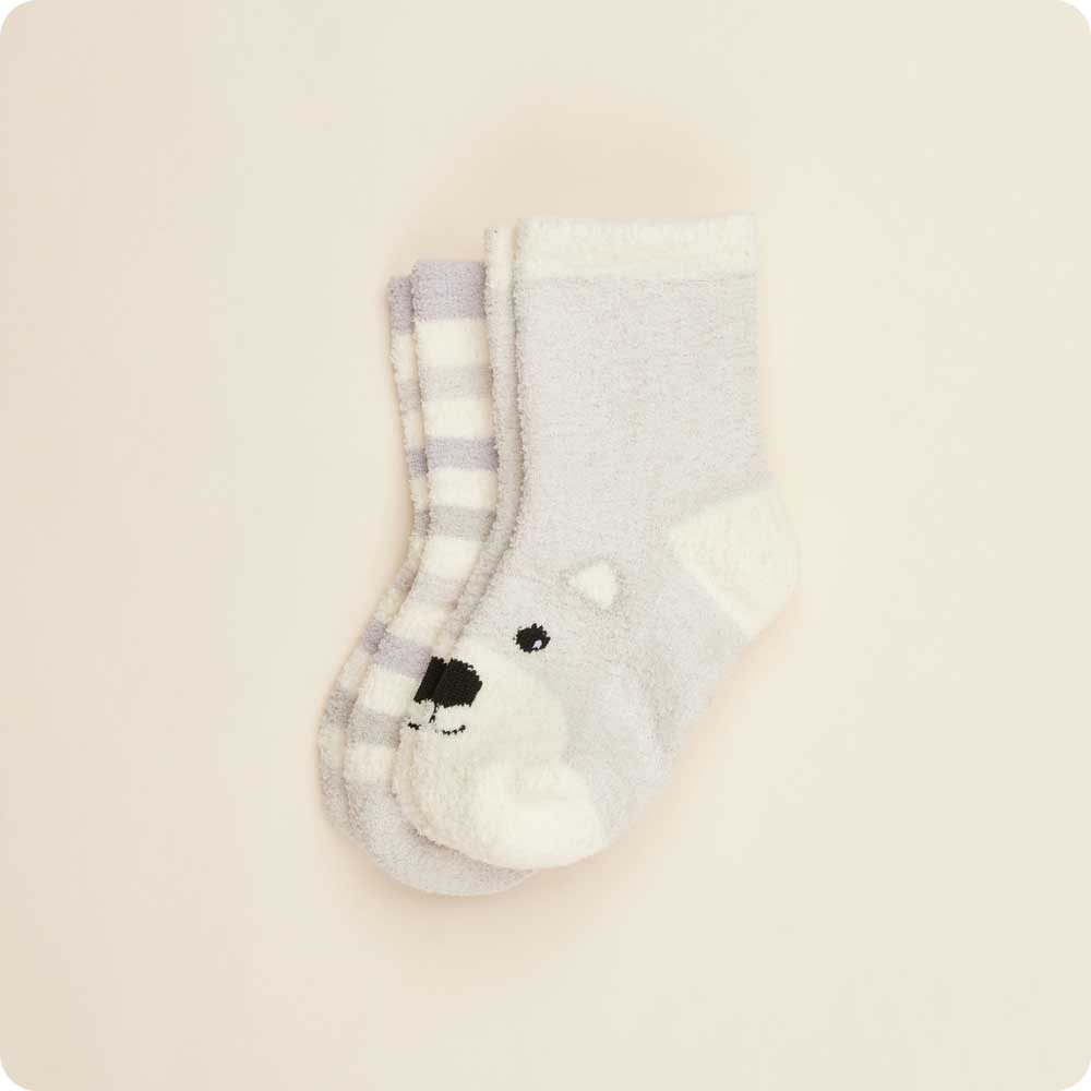 Marshmallow Bear Non-Slip Socks - Gentle Warmth
