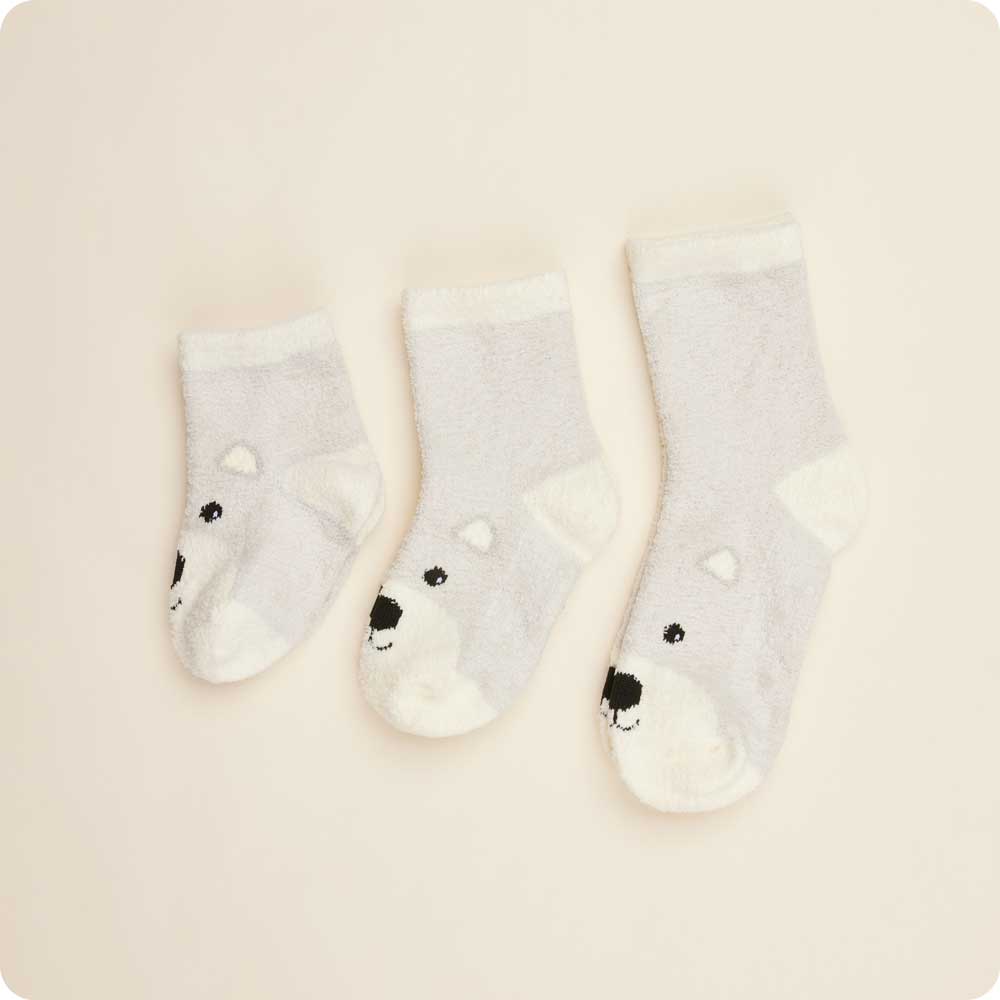 Marshmallow Bear Non-Slip Socks - Gentle Warmth