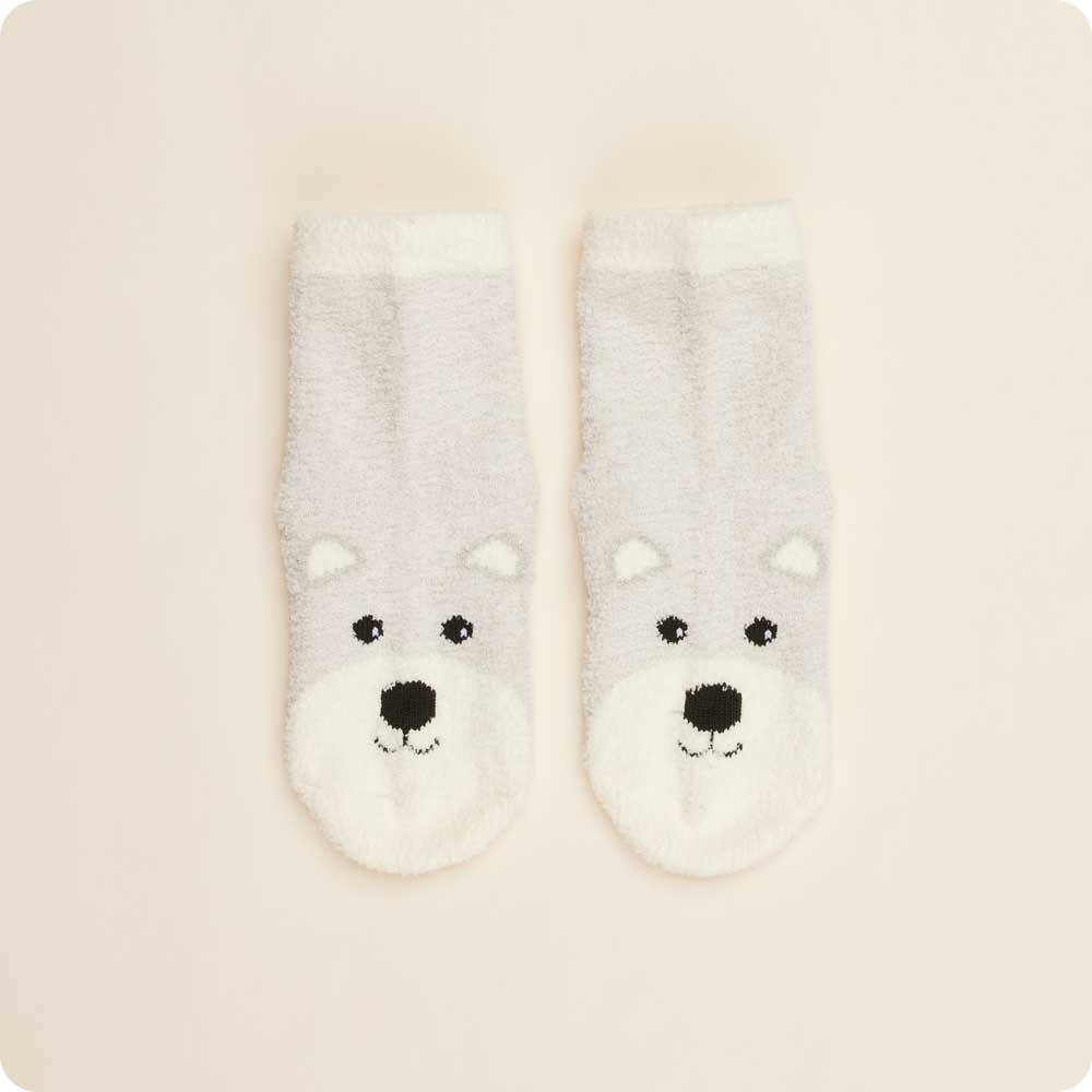 Marshmallow Bear Non-Slip Socks - Gentle Warmth