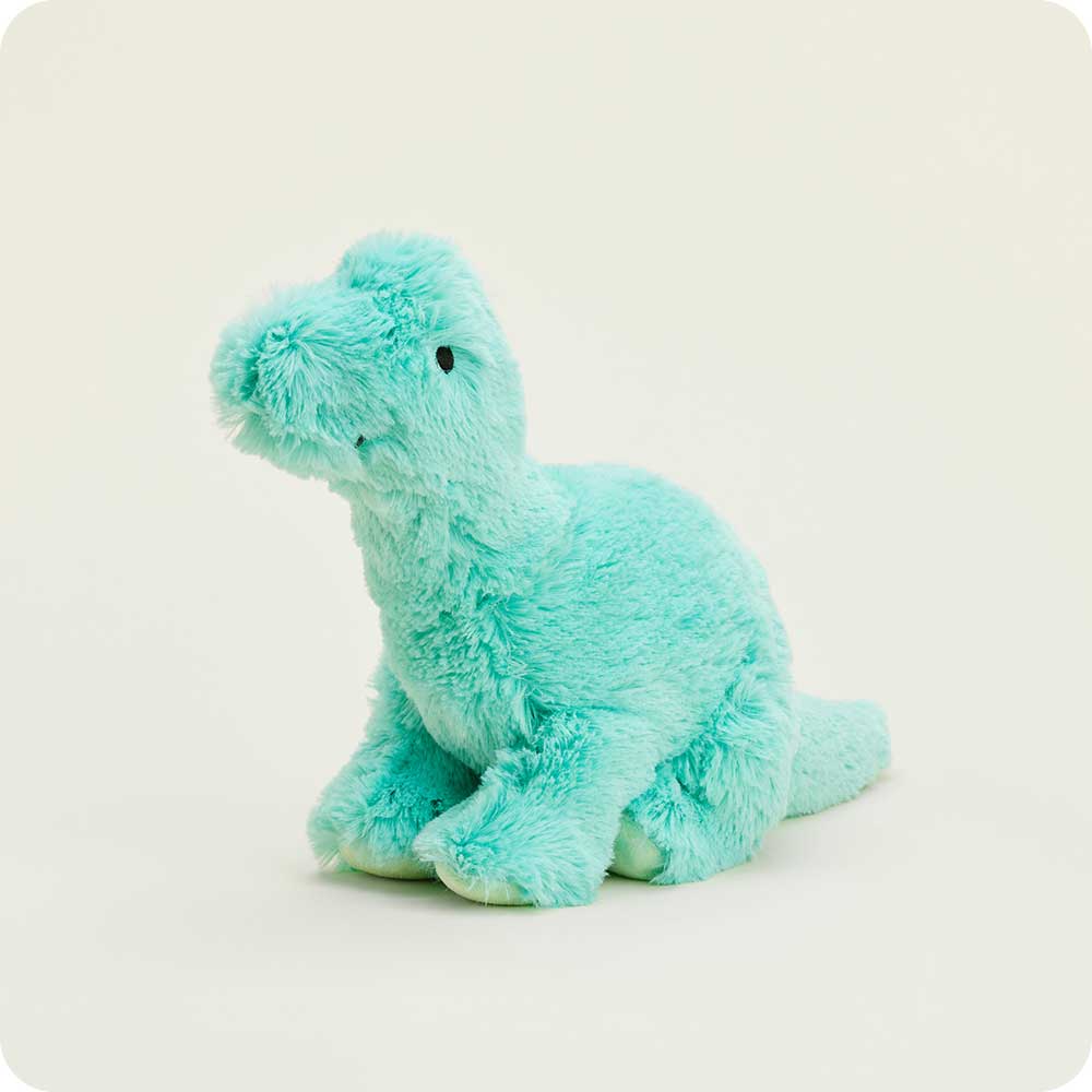 Teal Long Neck Dinosaur Warmies - Clean Mood