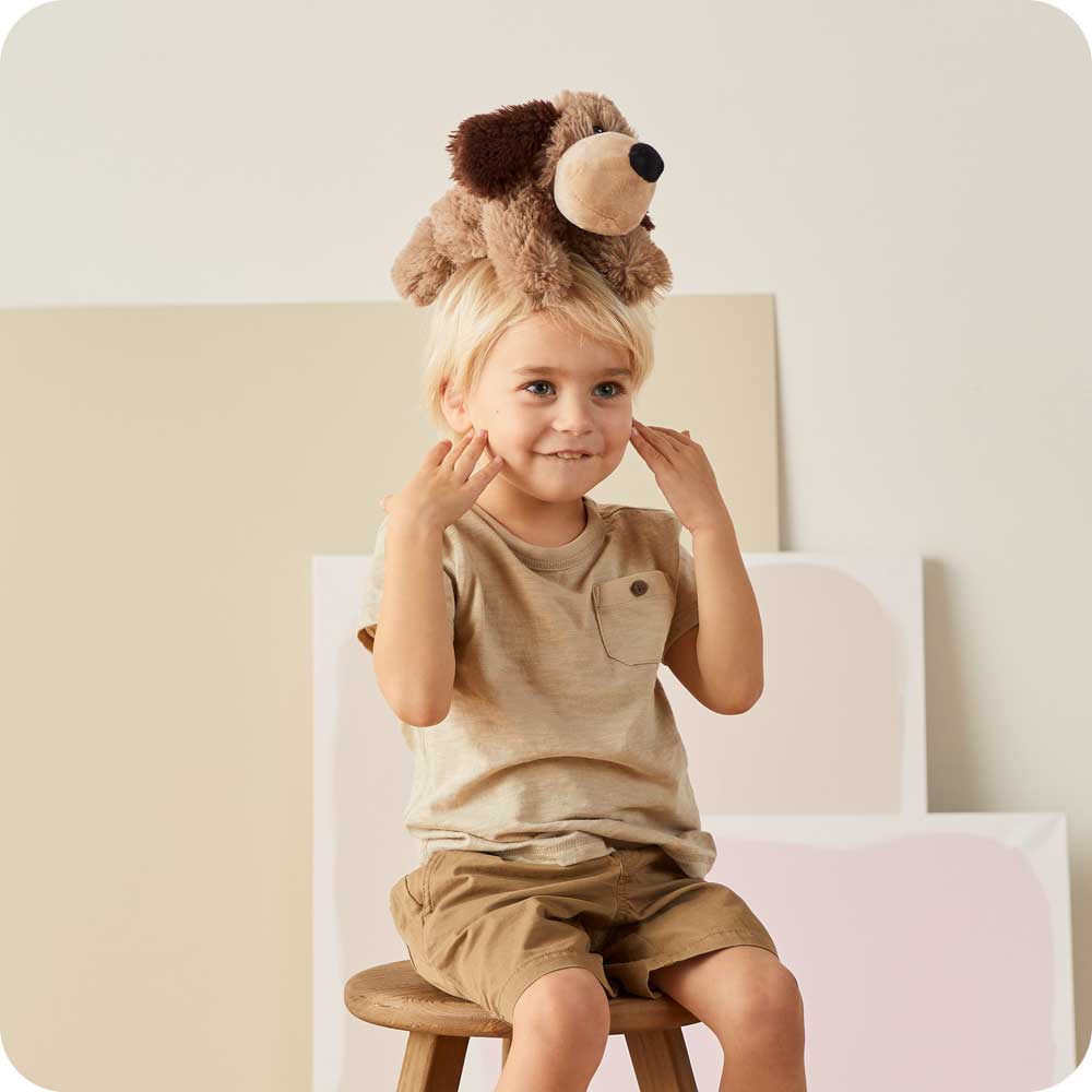 Brown Dog Warmies - Home Glow