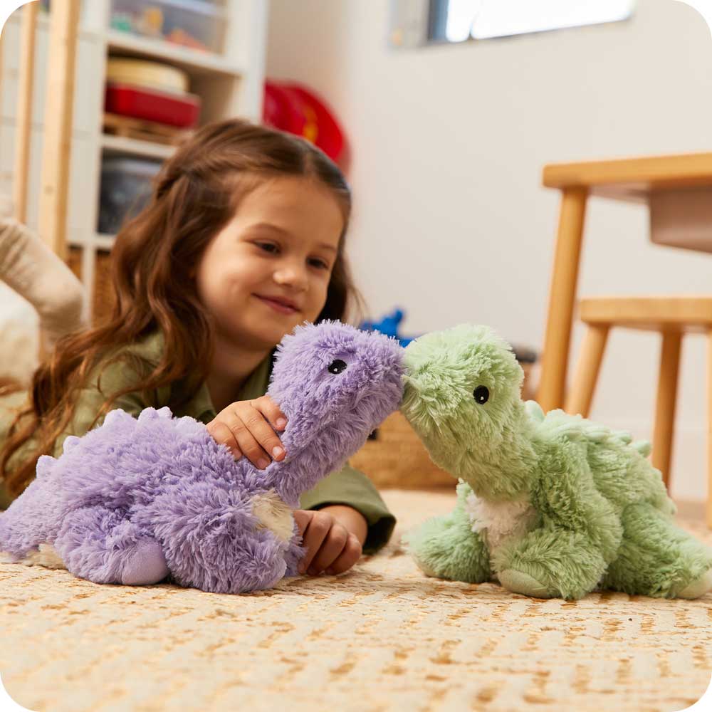 Green Long Neck Dinosaur Warmies - Clean Mood