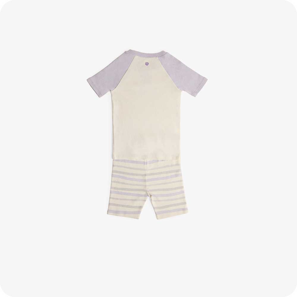 Marshmallow Bear Shorties Pajamas - Soft Warmth