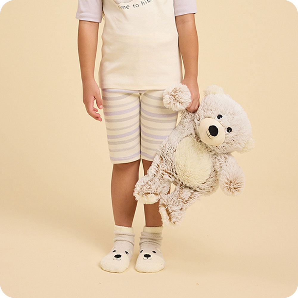 Marshmallow Bear Non-Slip Socks - Gentle Warmth