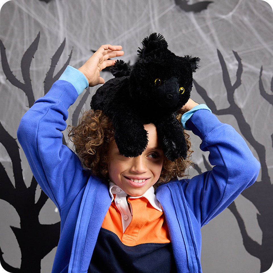 Black Cat Warmies - Soft Glow