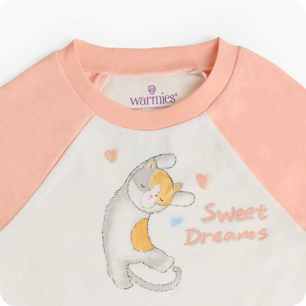 Calico Cat Shorties Pajamas - Quiet Comfort