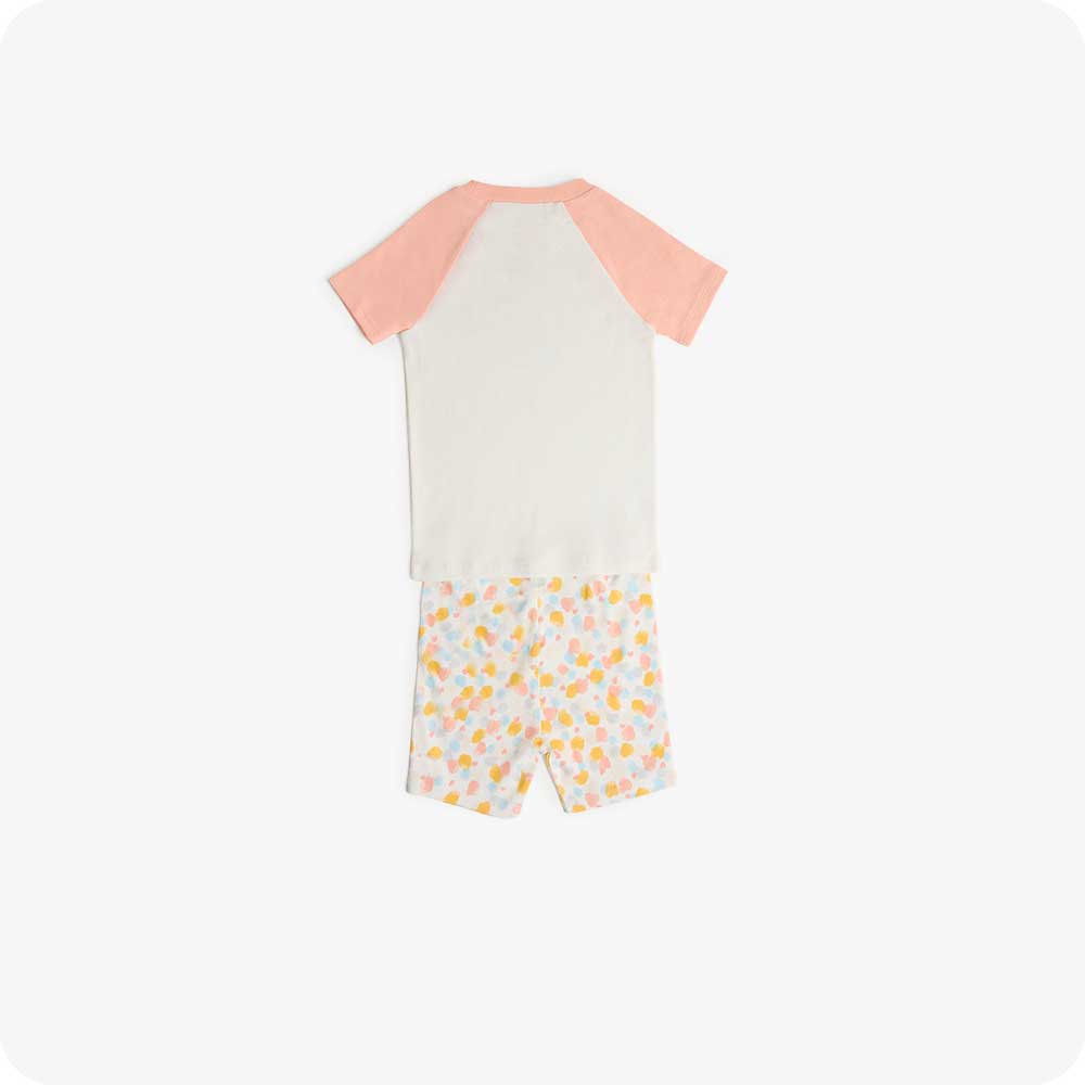 Calico Cat Shorties Pajamas - Quiet Comfort