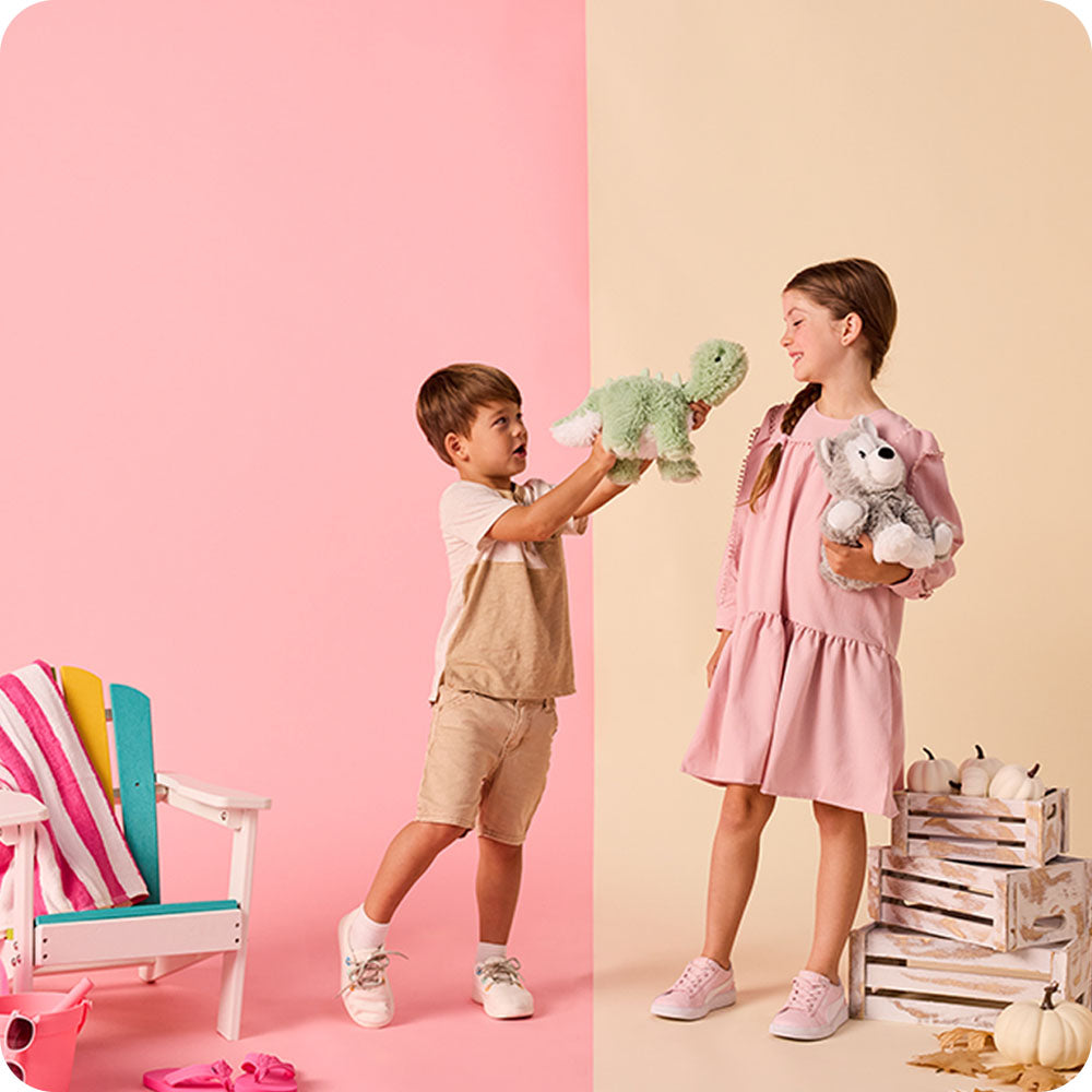 Green Long Neck Dinosaur Warmies - Clean Mood
