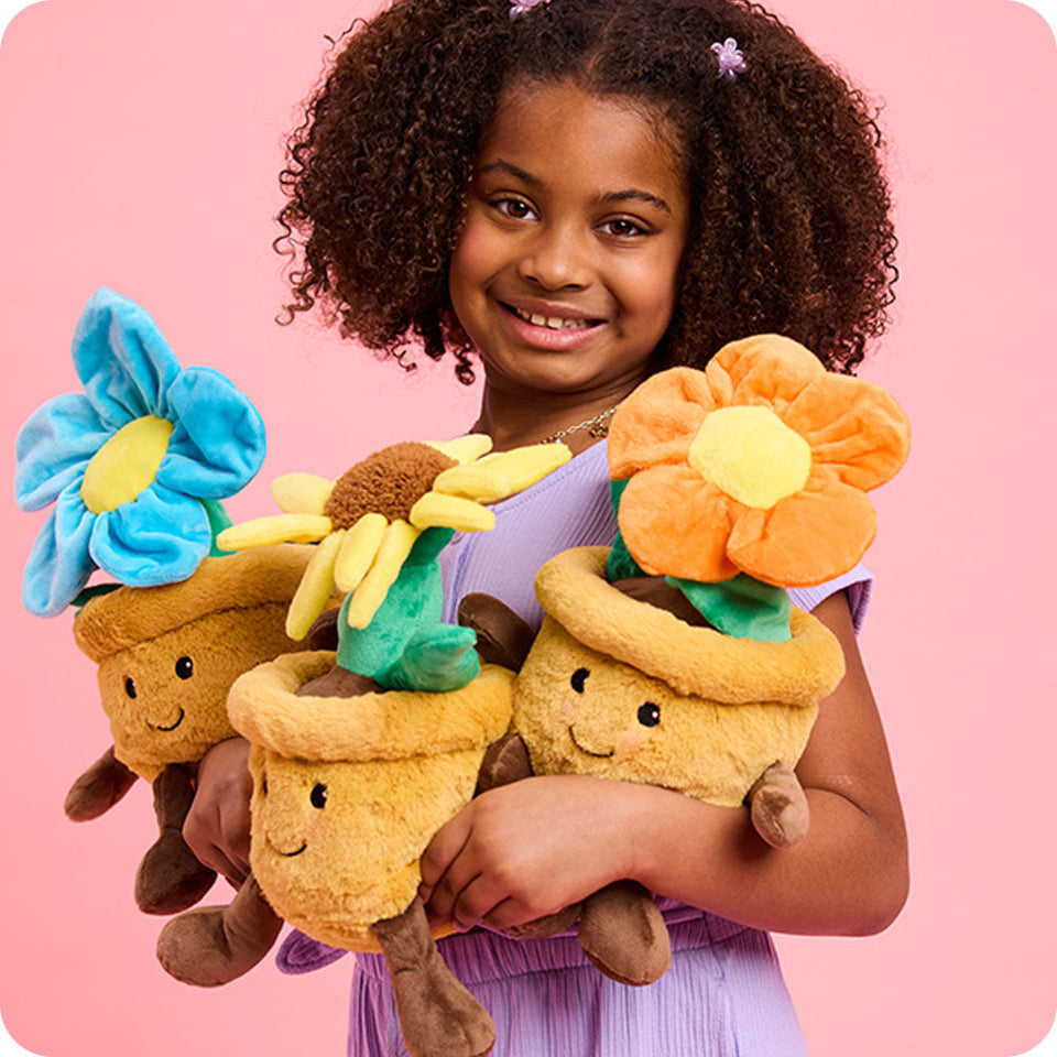 Yellow Flower Pot Warmies - Easy Spritz