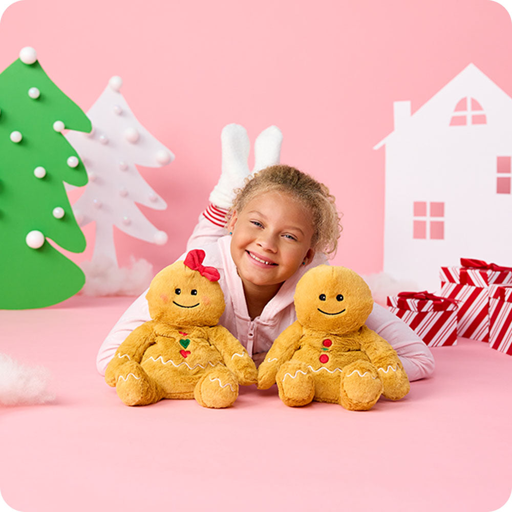 Gingerbread Boy Warmies - Gentle Mist