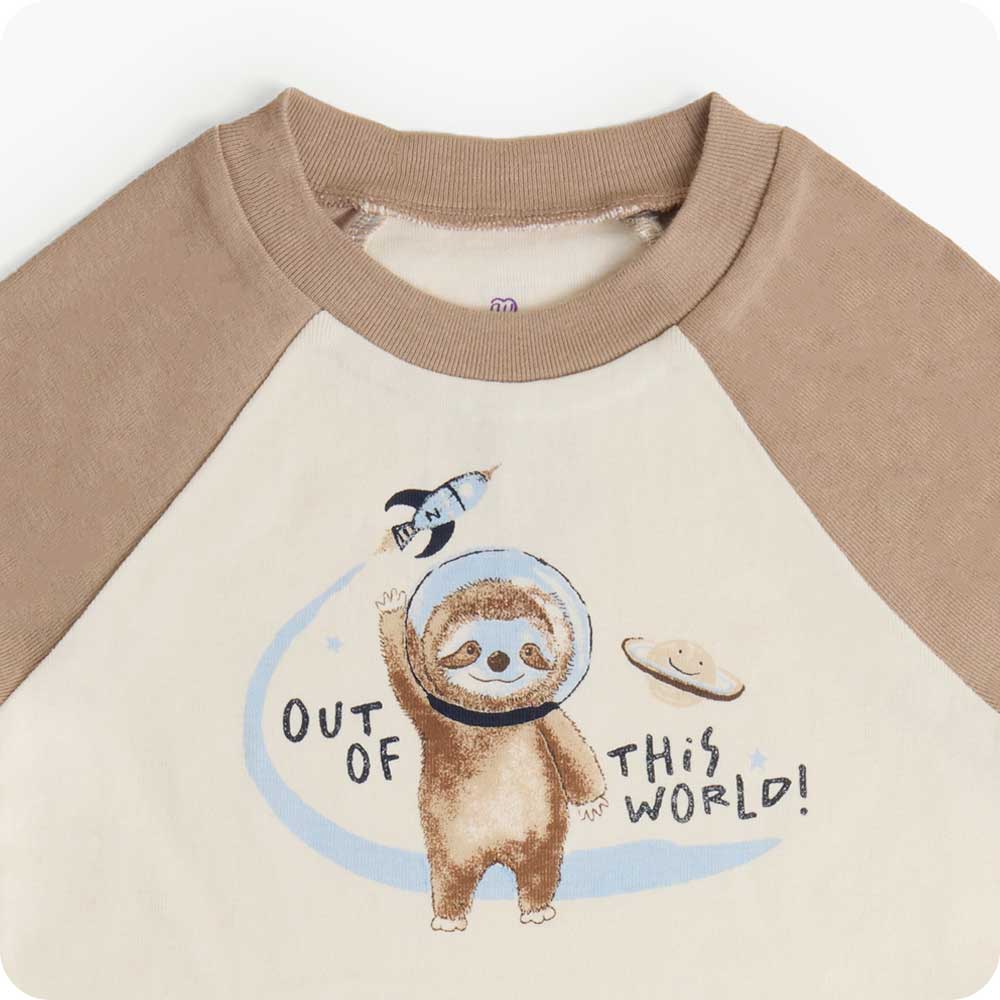 Sloth Shorties Pajamas - Calm Comfort