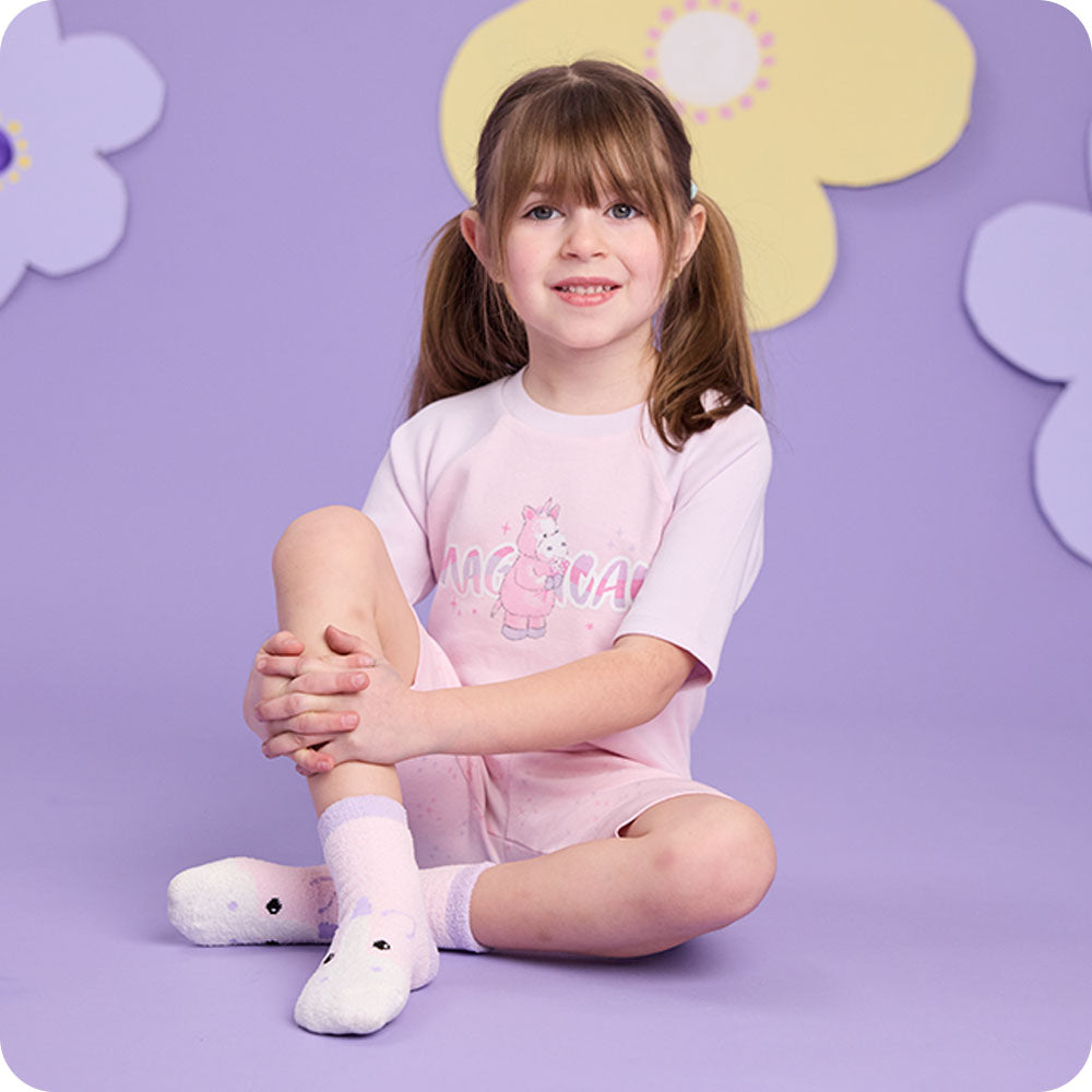 Unicorn Shorties Pajamas - Soft Warmth