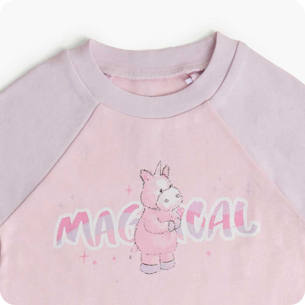 Unicorn Shorties Pajamas - Soft Warmth