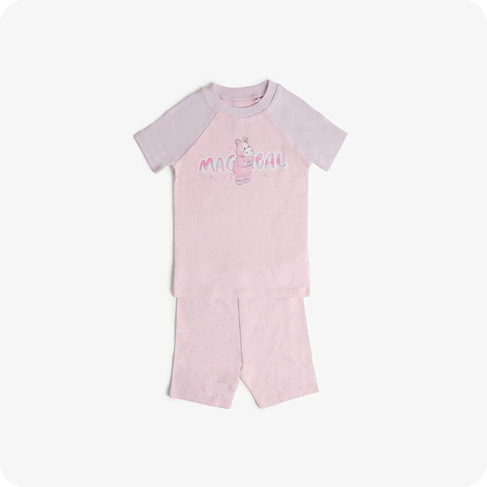 Unicorn Shorties Pajamas - Soft Warmth
